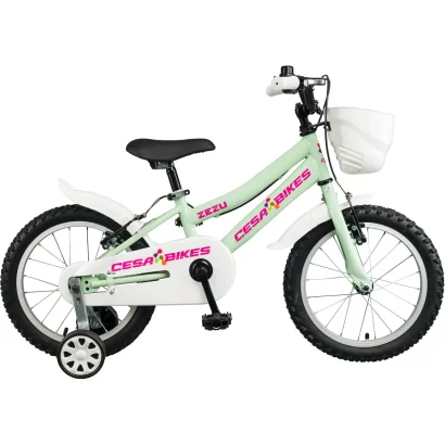 Cesa Bike Classic Model 16 Jant Bisiklet 4 7 Yas Pastel Yesil PEMBE Cocuk Bisikleti