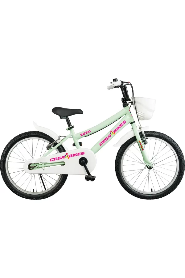 Cesa Bisiklet Cesa Bike Classic 20 Jant Bisiklet 6 10 Yas Pastel yesil fusya Cocuk Bisikleti TAM
